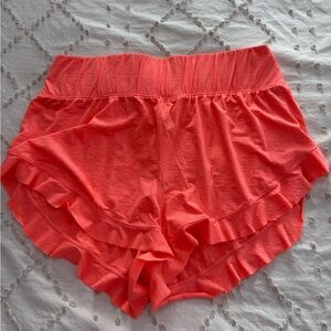 Free People Coral shorts